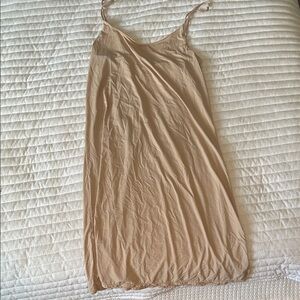 Tan Slip Dress